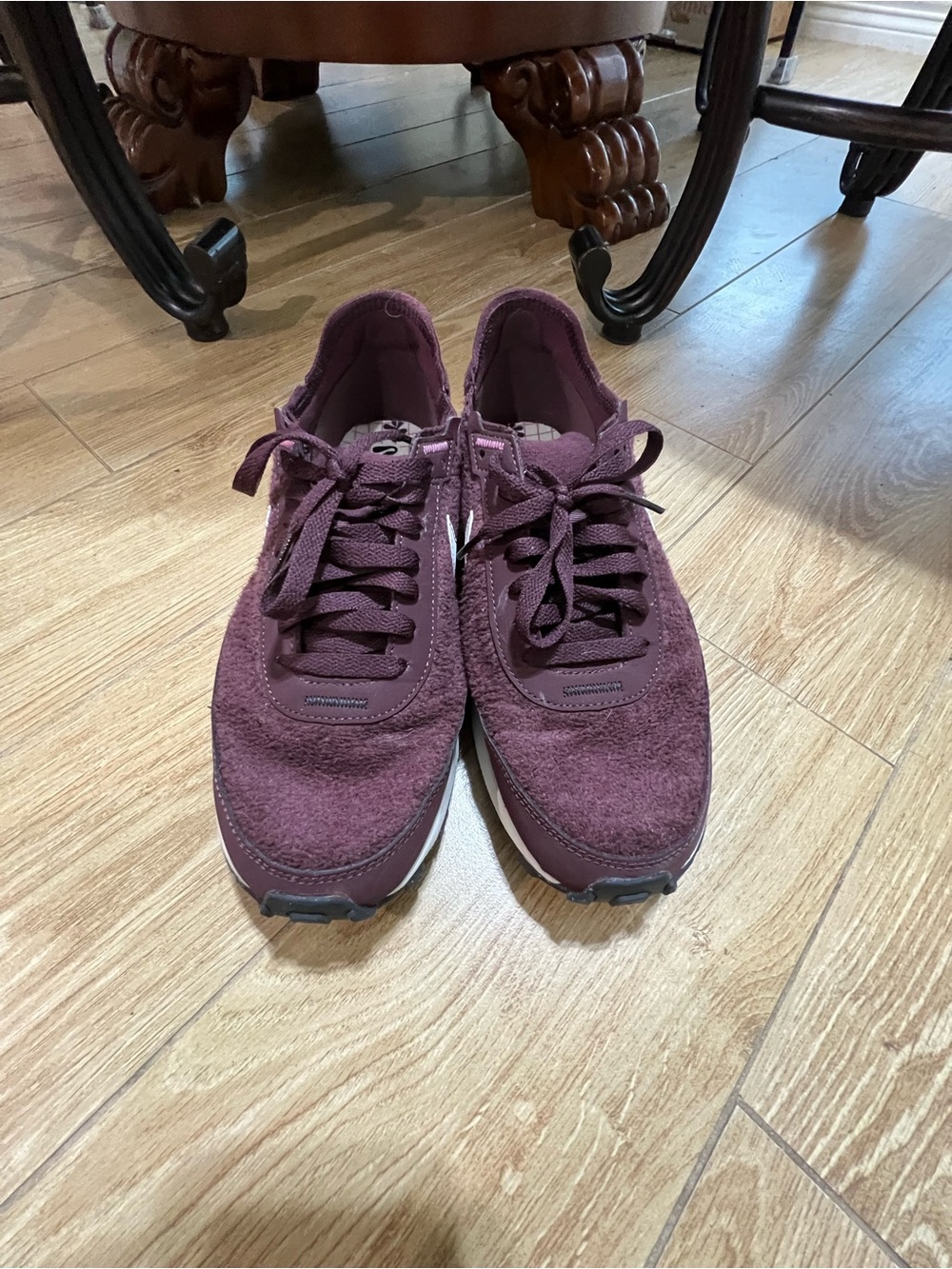 EUC Nike Waffle One SE in burgundy crush/pink prime / white - Picture 2 of 5
